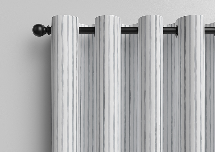 Vintage Stripe, Mixed Grey - Made to Measure Curtains - Image 12